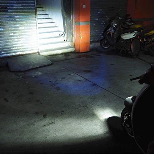 [RADISSY] バイク用 LEDヘッドライト h4 Hi/Lo 切替 コードレス 取り付け簡単 ブルー (H4)