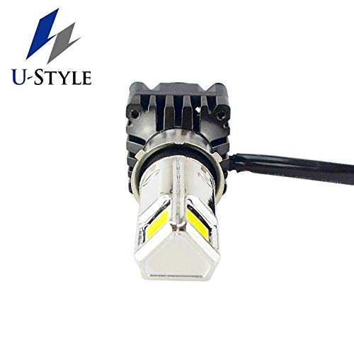 【U-Style】バイク用 LEDヘッドライト 3面発光 30w H4 PH7 BA20D BP-004