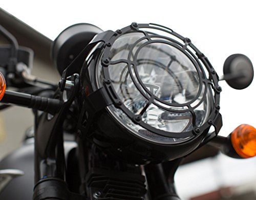 SW-MOTECH: ヘッドライトグリル Black Bonneville T120 (15-)/Thruxton1200 | lps-11-743-10000-b LPS.11.743.10000/B