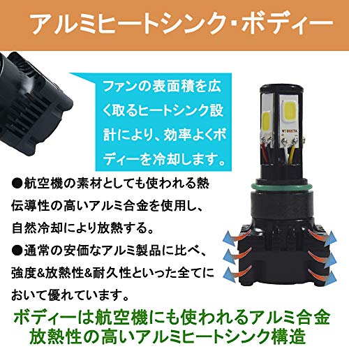 KYOUDEN バイク LEDヘッドライト DC12V PH7/PH8/H6/H4/HS1/H4R1対応 COB 5面発光 360°超高輝度発光 Hi/Lo切替 25W 6500K ホワイト 5000LM バイク用ヘッドライト オートバイ LEDバルブ 1年保証