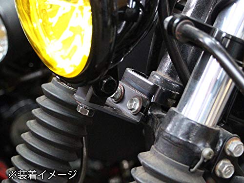 ヘッドライトステー ボトムマウント ベイツタイプ ベーツタイプ ベーツライト SR400 SR500 ビラーゴ250 ルネッサ W400 W650 W800 250TR XS650 CP1354-BK