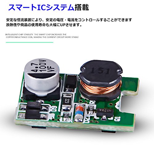 e-auto fun バイクLEDヘッドライト BA20D Hi/Lo選択可 12W DC9-85V Bridgelux COBチップ 1200LM 防水 高輝度 ホワイト&ブルーeye 純正交換用 1灯分 ALS-AUBLED-H4BS ALS-AUBLED-H4BS