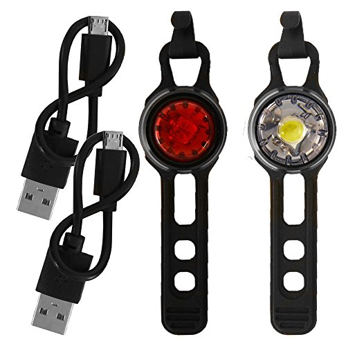 オックスフォード(OXFORD) 自転車ライト USB充電式 LED ヘッドライト&テールライトセット ブライトスポットUSBセット LD714B