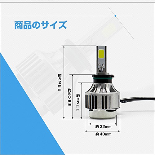 バイク用 LEDヘッドライト(BK3000) 消費電力が少なく寿命も長い! アダプター3タイプIN1セット! [三面発光] 直流式タイプ BK3000-DC