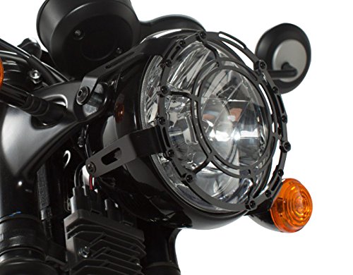 SW-MOTECH: ヘッドライトグリル Black Bonneville T120 (15-)/Thruxton1200 | lps-11-743-10000-b LPS.11.743.10000/B