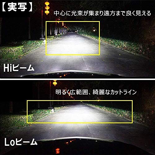 【3年保証&最強カットライン】BORDAN H4 led ヘッドライト Hi/Lo 新車検対応 車/バイク用 16000LM(8000LM*2) 50W(25W*2) PHILIPS ZESチ ップより明るく高輝度 新開発VLチップ 12V車対応(ハイブリッド車・EV車対応) ホワイト 6500K 日本語取説&3年保証書付き 2個入 - V8H4