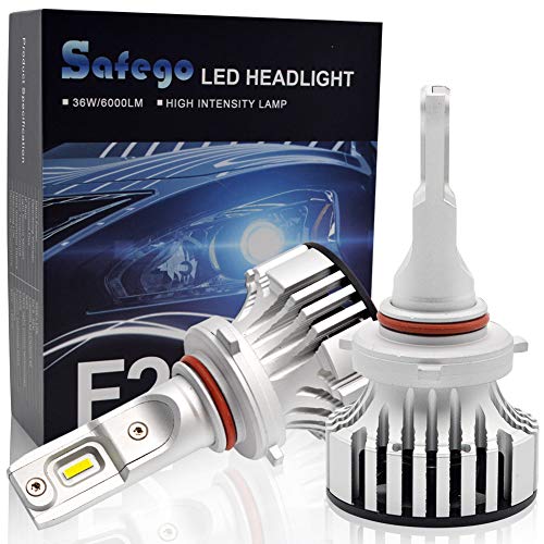 9005 LED 車用 ヘッドライト 電球 キット - Safego 車検対応 HB3 72W(36Wx2) 12000ルーメン HB3 高輝度 LED チップ搭載 LEDバルブ 変換 キット 12v 置き換 車 ハロゲン ライト HID 電球 F2-YD-9005