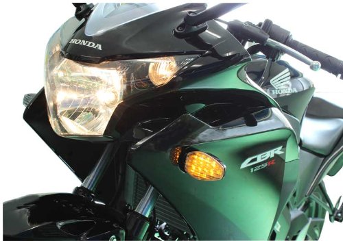 ポッシュ(POSH) バイク用LEDウインカーキット CBR125R('13) メッキボディ/クリアーレンズ ライトウエイトLEDウインカー 058052