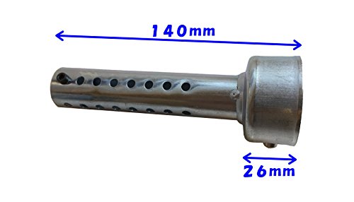 J-base 汎用 マフラー バッフル インナーサイレンサー Φ48mm 音量調整付き (ロング)