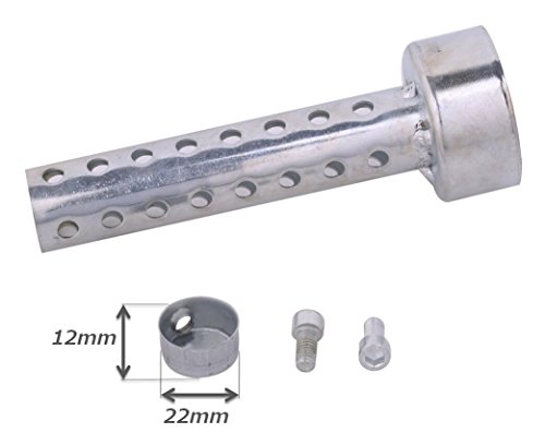 汎用 バイク マフラーインナー サイレンサー バッフル 音量調整 付 48mm ロング