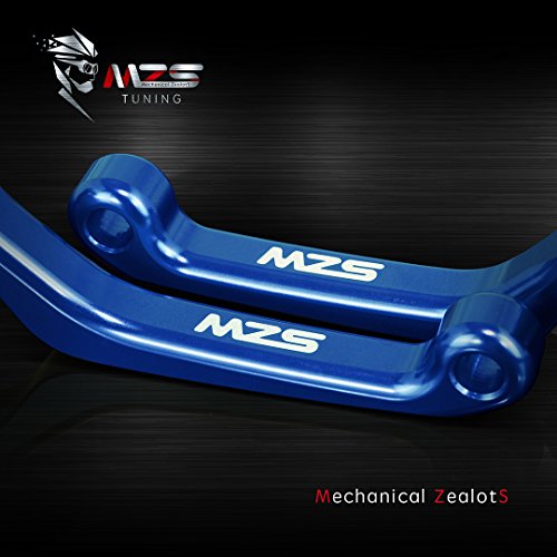 MZS ブレーキ クラッチ ショート レバー 用 ヤマハ YZ125 YZ250 15-19年/ YZ250F 09-19年/ YZ125X 17-18年/ YZ250X 16-19年/ YZ426F YZ450F 09-19年 ブルー