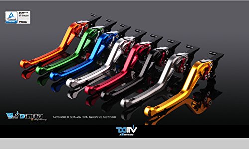 Dimotiv DMV スタンダードアジャスタブルビレットレバーセット V-MAX 1200 シルバー CLE1-AC037AB030S