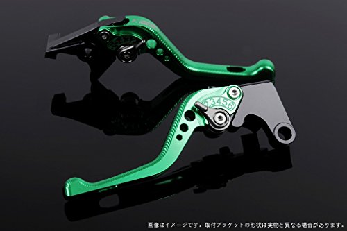 SSK アジャストレバー 3Dショート レバー本体カラー:グリーン アジャスターカラー:チタン CBR600RR PC37 2003-2006 CBR954RR SC50 2002-2003 HO0405561-TM