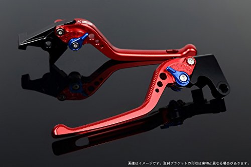 SSK アジャストレバー 3Dロング レバー本体カラー:レッド アジャスターカラー:ブルー CBF1000 2010-2013  CB1100 SC65 2013- CB1100EX HO0406168-BE