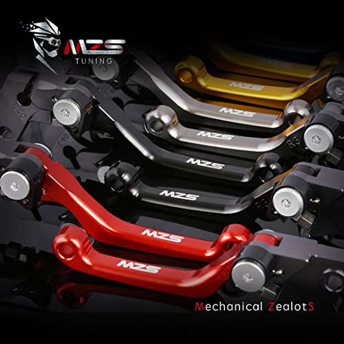 MZS ブレーキ クラッチ ショート レバー 用 ホンダ CRF250R CRF450R 07-18年/ CRF450RX 17-18年 グレー