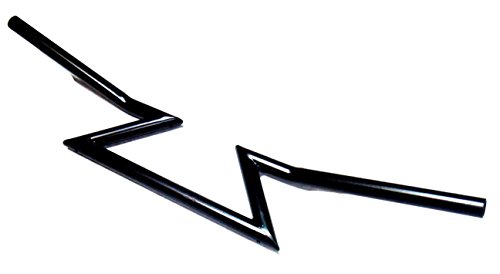 【x-cars】Zバー Zハンドル ロボハン ロボットハンドル ハンドル アタックバー ロー Tバー ハンドルバー ブラック 汎用 7/8インチ 22.2mm チョッパー モンキー FTR 250TR グラストラッカー APE ゴリラ DAX
