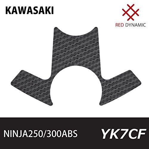 レッドダイナミック(RED DYNAMIC) トップブリッジ プロテクター Carbon Fibre Effect Ninja250/300Abs RD-YK7CF
