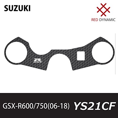 レッドダイナミック(RED DYNAMIC) トップブリッジ プロテクター Carbon Fibre Effect Gsx-R600/750 06-16 RD-YS21CF