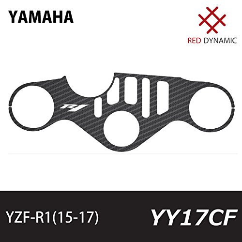 レッドダイナミック(RED DYNAMIC) トップブリッジ プロテクター Carbon Fibre Effect Yzf-R1 15-17 RD-YY17CF
