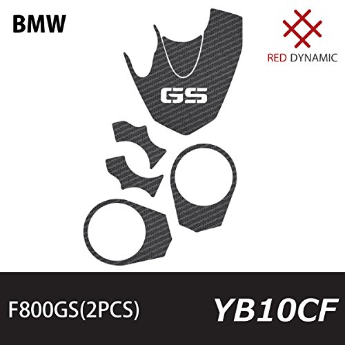 レッドダイナミック(RED DYNAMIC) トップブリッジ プロテクター Carbon Fibre Effect F800Gs 2Pcs RD-YB10CF