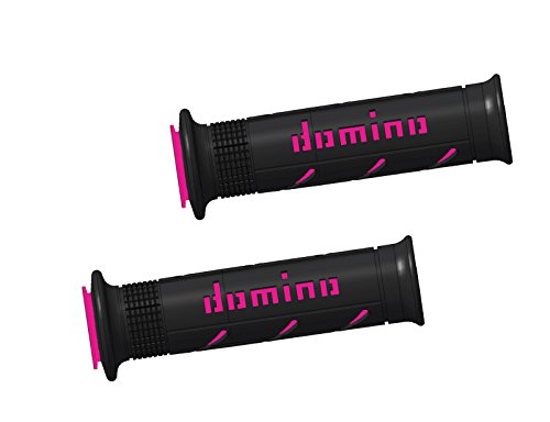 domino(ドミノ) GRIP グリップ ストリートタイプ 126mm ブラックxピンク A25041C4340