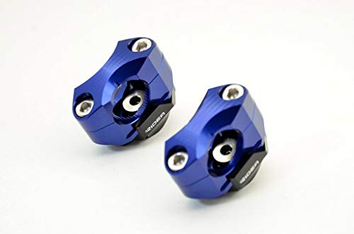 RIDEA ハンドルライザー カラー:ブルー SUZUKI GSX-S750など取付穴ピッチ41mmのテーパーハンドル(Φ28.6)ハンドル用 RI0000345