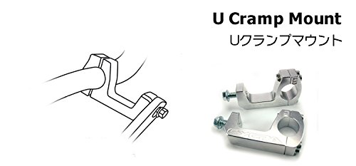 Cycra サイクラ プロベンド+Uクランプ ブラックアルマイトフレームキット レンサルテーパー、NEKEN、ProTaper 08-、ZETA 大径バー用 アルミハンドガード