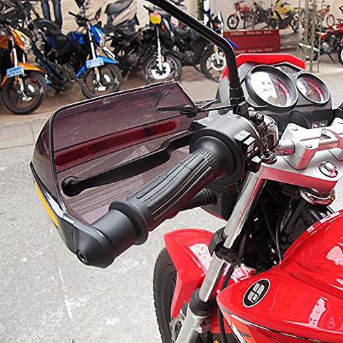 来慶[ライケイ] 汎用 オートバイ ナックルガード バイク の ハンドガード エクステンション ナックルバイザー スモーク