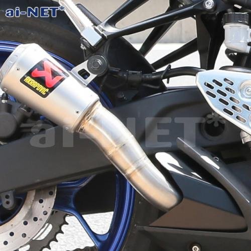 【アイネット製】AKRAPOVIC/アクラポヴィッチ YZF-R25/R3 MT-25/03スリップオン MOTO-GP STYLE 用 マフラーカバー【S-Y2SO11-AHCSS 適合】