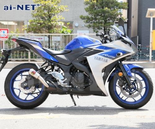 【アイネット製】AKRAPOVIC/アクラポヴィッチ YZF-R25/R3 MT-25/03スリップオン MOTO-GP STYLE 用 マフラーカバー【S-Y2SO11-AHCSS 適合】