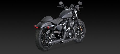 Vance&Hines(バンスアンドハインズ) スリップオン ツインスラッシュ 3インチ ブラック スポーツスターファミリー(14-16) [TWIN SLASH 3inch] 1801-0677 46861 ハーレーダビッドソン