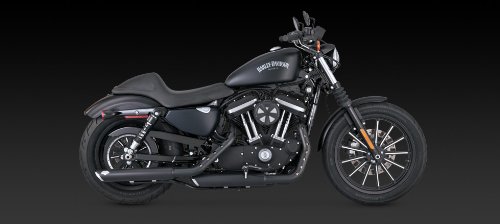 Vance&Hines(バンスアンドハインズ) スリップオン ツインスラッシュ 3インチ ブラック スポーツスターファミリー(14-16) [TWIN SLASH 3inch] 1801-0677 46861 ハーレーダビッドソン