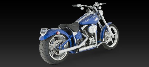 Vance&Hines(バンスアンドハインズ) スリップオン マフラー STRAIGHT SHOTS HS (ストレートショット HS) スチール クローム ソフテイルファミリー(07-16) FXST/FXSTS/FXSTB/FLSTC/FLSTSE/FXCW/FXCWC/FXSB/FXSBSE専用 1801-0258 16831