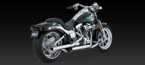 Vance&Hines(バンスアンドハインズ) スリップオン マフラー STRAIGHT SHOTS HS (ストレートショット HS) スチール クローム ソフテイルファミリー(07-16) FXST/FXSTS/FXSTB/FLSTC/FLSTSE/FXCW/FXCWC/FXSB/FXSBSE専用 1801-0258 16831