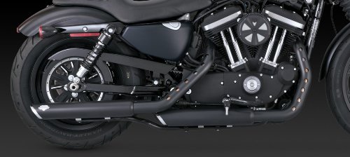 Vance&Hines(バンスアンドハインズ) スリップオン ツインスラッシュ 3インチ ブラック スポーツスターファミリー(14-16) [TWIN SLASH 3inch] 1801-0677 46861 ハーレーダビッドソン