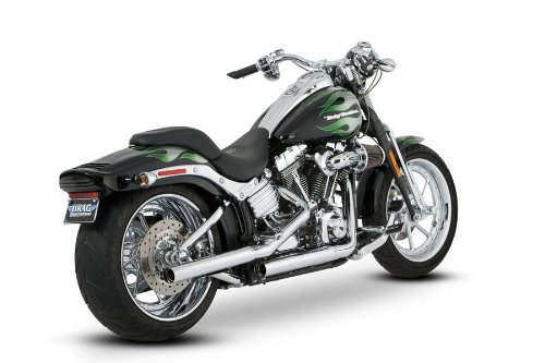 Vance&Hines(バンスアンドハインズ) スリップオン マフラー STRAIGHT SHOTS HS (ストレートショット HS) スチール クローム ソフテイルファミリー(07-16) FXST/FXSTS/FXSTB/FLSTC/FLSTSE/FXCW/FXCWC/FXSB/FXSBSE専用 1801-0258 16831