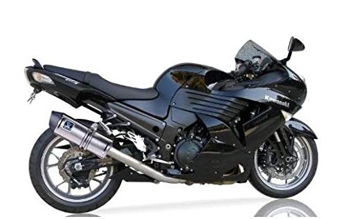 IXIL(イクシル) KAWASAKI ZZR1400 '06-'07 SOVE 2-1 オーバル スリップオン マフラー IX-OK7177VSE