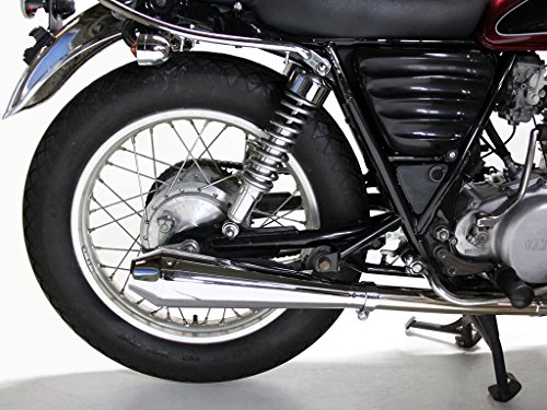 MOTOR ROCK SR400/500用 車坂下 メガホンマフラー スリップオン ダウン(キャブ車) MR-EX154D