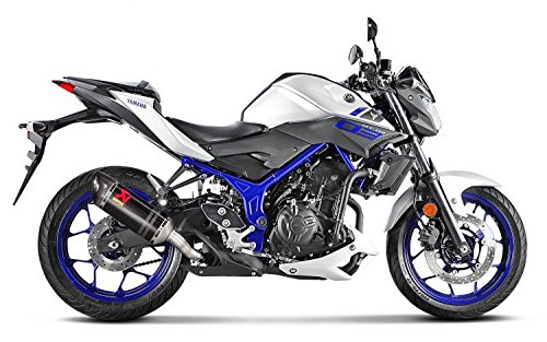 AKRAPOVIC(アクラポヴィッチ) スリップオンマフラー 【JMCA認証仕様】 SLIP ON LINE カーボン YZF-R25 14-17/MT-25 15-17 S-Y2SO13-HAPCJPA