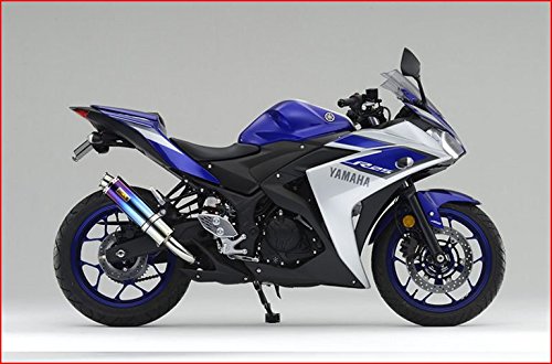 ヤマハ YZF-R25/R03 Aria(アリア)スリップオン チタンマフラー Type-C(カールエンド) 511-SO-001-01