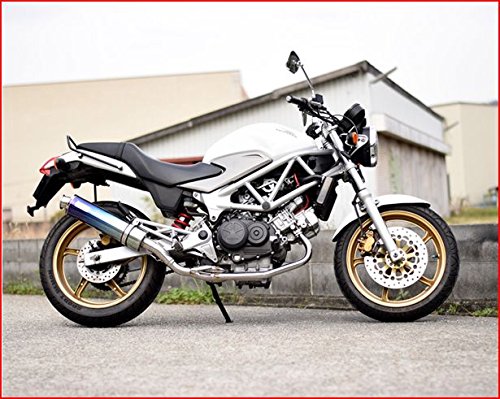 ホンダ VTR250 Aria(アリア)フルエキゾースト チタンマフラー Type-C(カールエンド) 515-FE-001-01