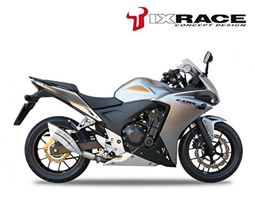 IXRACE HONDA CBR 500 R/CB 500 X/CB 500 F 2016 Z7 ツインアップ スリップマフラー IX-QH6334