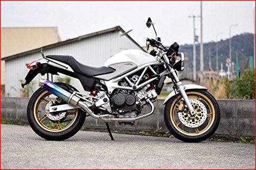 ホンダ VTR250 Aria(アリア)フルエキゾースト チタンマフラー Type-S(スラッシュエンド) 515-FE-001-02