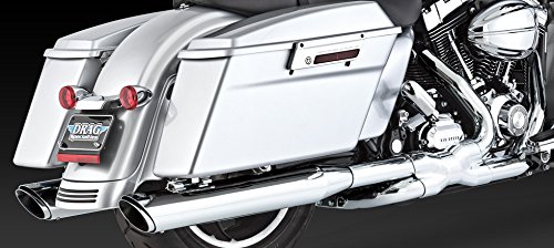 Vance&Hines(バンスアンドハインズ) スリップオン ツインスラッシュラウンド クローム マフラー ツーリングファミリー(95-16) トライクファミリー(09-16) [TWIN SLASH ROUND] 1801-0392 16763 ハーレーダビッドソン