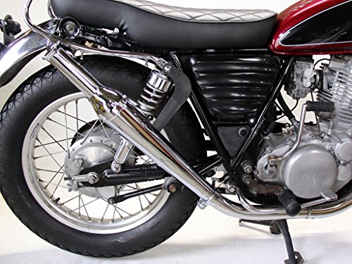 MOTOR ROCK SR400/500用 FLAKES トランペットマフラー スリップオン アップ(キャブ車) MR-EX146U