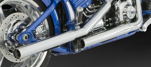 Vance&Hines(バンスアンドハインズ) スリップオン マフラー STRAIGHT SHOTS HS (ストレートショット HS) スチール クローム ソフテイルファミリー(07-16) FXST/FXSTS/FXSTB/FLSTC/FLSTSE/FXCW/FXCWC/FXSB/FXSBSE専用 1801-0258 16831