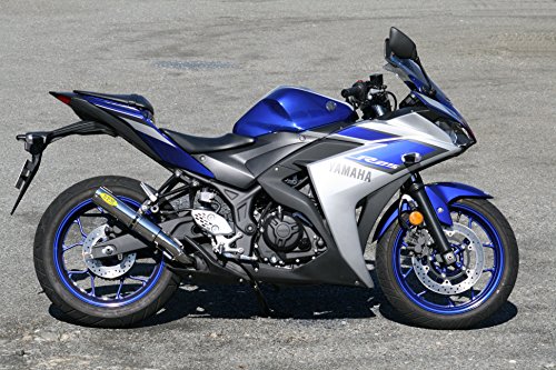 アールピーエム(RPM) スリップオンマフラー RPM ステンレスサイレンサーカバー YZF-R25(RG10J) MT-25 3034