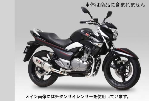 ヨシムラ(YOSHIMURA) バイクマフラー スリップオン R-77J サイクロン EXPORT SPEC 政府認証 STS チタンカバー/ステンレスエンド GSR250(12-14) GSR250S(14) 110-120-5V80 バイク オートバイ