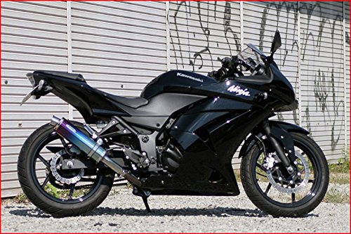 KAWASAKI 08-Ninja 250R Aria(アリア)スリップオン チタンマフラー Type-C(カールエンド) 507-SO-001-01