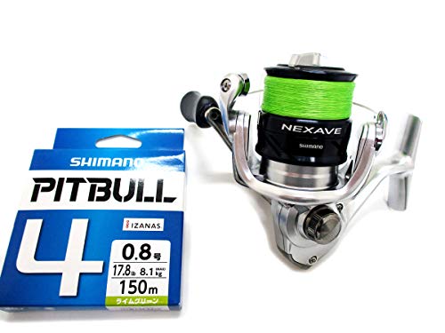 シマノ(SHIMANO) リール スピニングリール ネクサーブ2500S PE付き 0.8号150m 829004